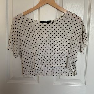 Polka Dot Crop Top